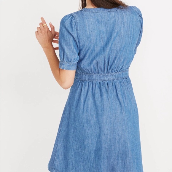 NWT Madewell Denim Daylily Dress in Annetta wash size 4 - Picture 3 of 7